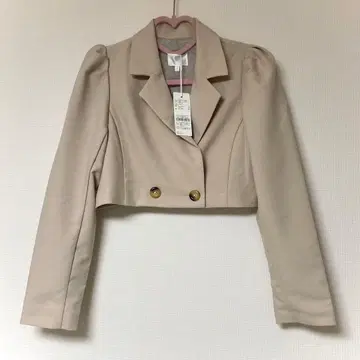 rienda 퍼프 슬리브 크롭 자켓