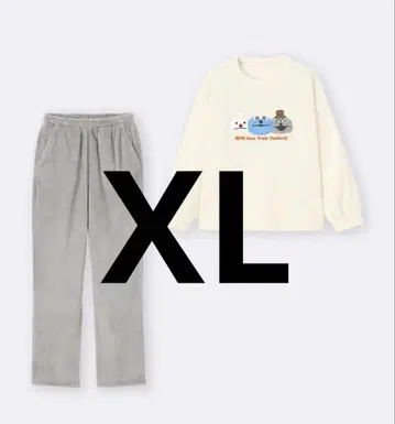 GU 마쉬멜로우 필 라운지 세트 퍼펫 순순 XL