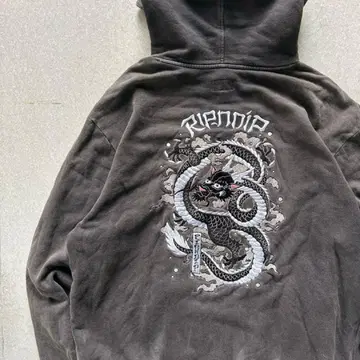 RIPNDIP 후드티 L 블랙 용 자수 슬리브 로고