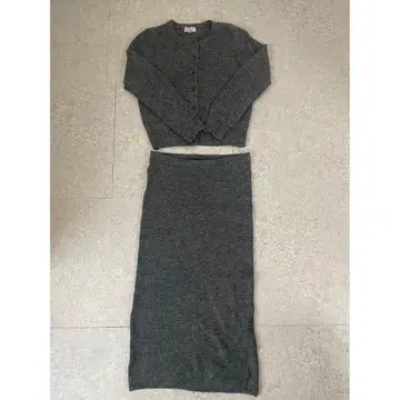 H&M 그레이 니트 셋업