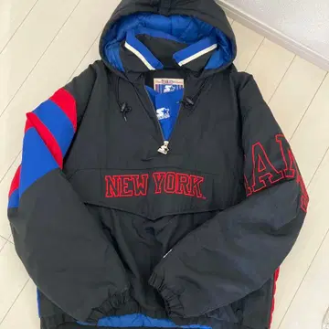 STARTER NEW YORK GIANTS 하프 지퍼 나일론 자켓