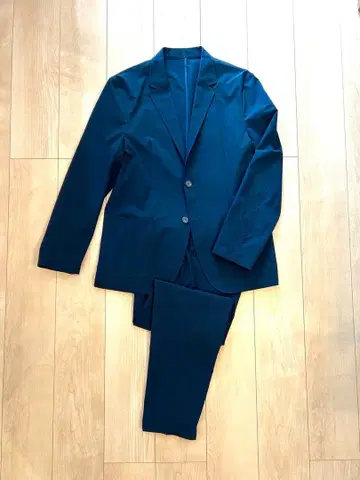 [컨디션 최상] TAKEO KIKUCHI 네이비 정장 세트 싱글 버튼