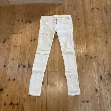 프리시티 화이트 스키니 팬츠 사이즈 28