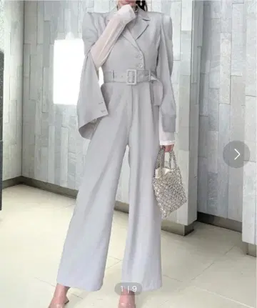 ROYALPARTY 벨트 달린 케이프 스타일 올인원