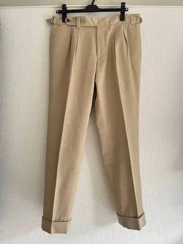 IGARASHI TROUSERS BEAMS F 코튼 트윌 트라우저