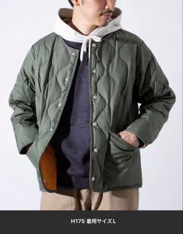 TAION 밀리터리 크루넥 라이너 자켓