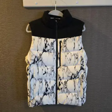 THE NORTH FACE 마블 패턴 다운 베스트