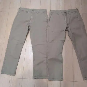 유니클로 방풍 치노 팬츠 2개 세트