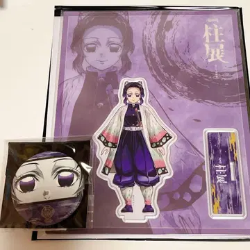 귀멸의 칼날 기둥전 아크릴 스탠드 매트 캔뱃지 코쵸우 시노부