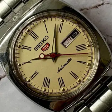 세이코 5 오버홀 완료 데이데이트 자동 와인딩 정품 벨트 빈티지 70년대