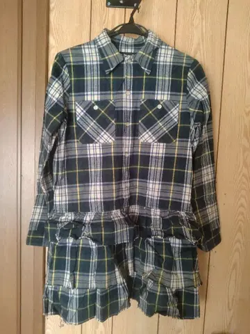 BEAMS BOY 체크 무늬 튜닉