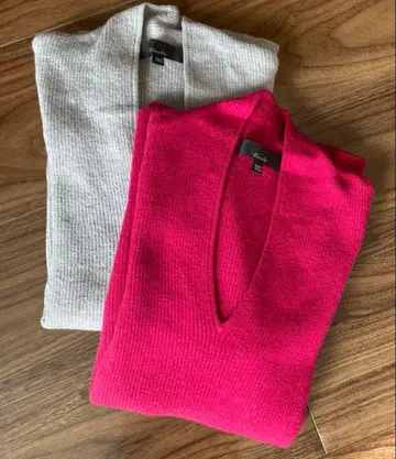 iCB 리브 긴팔 니트 스웨터 2색 XXS