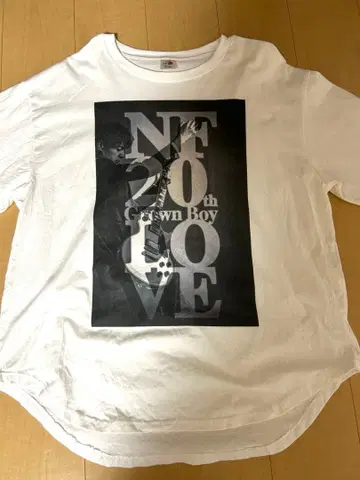 후지키 나오히토 라이브 T셔츠 NF 20th Grown Boy