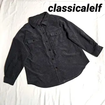 [클래식 엘프] 코듀로이 자켓 L 다크 그레이 오버 사이즈