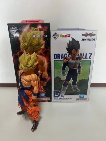 드래곤볼 1번 복권 MASTERLISE 손오공 개봉품. 베지터 미개봉