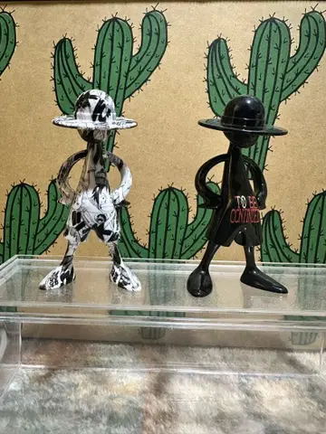 아트 스타일 피규어 2체 세트