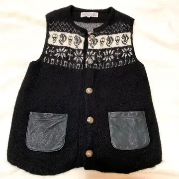 [레어] Oruro(오루로) 볼리비아제 알파카 100% x 소가죽 포켓