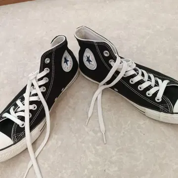 [ 레어 한정판 모델 ] 컨버스 올스타 블랙