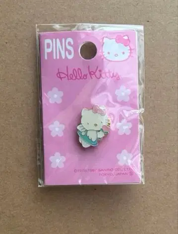 헬로키티 핀 배지 1997 천사 일본