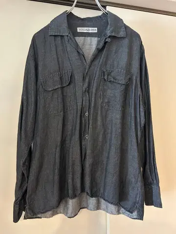 INDIVIDUALIZED SHIRTS 오픈 카라 셔츠