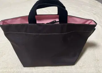 엘베 샤페리에 브라운 x 핑크 미니백 (소형)