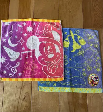 디즈니 더 마켓 한정판 핸드 타월 2개 세트