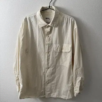 MHL. 긴팔 셔츠 L 사이즈 아이보리