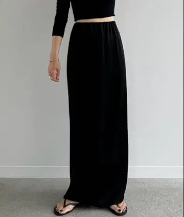 ENOF ace long straight skirt