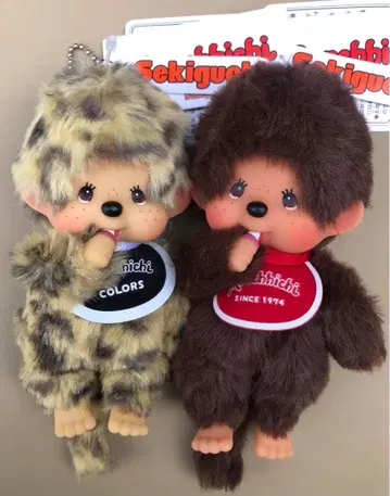 특가 택 포함 새상품 초귀염! 인기 컬러 봉제 인형 키링 2개 세트!