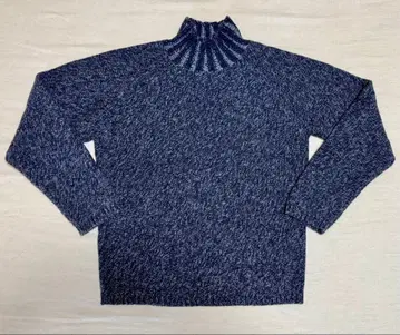 Zegna 네이비 터틀넥 니트 XS