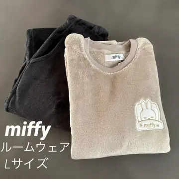 새상품 miffy 미피 후와후와 모코모코 룸웨어 상하의 베이지