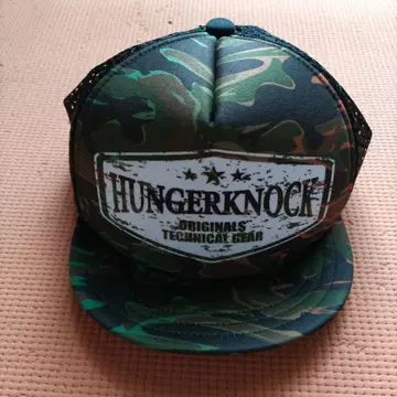 HUNGERKNOCK 카모플라쥬 스냅백 캡