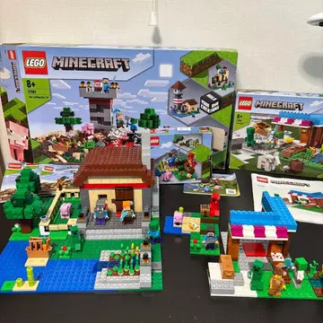 레고 마인크래프트 마이크라 LEGO 21161, 21177, 21184