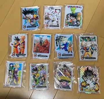 드래곤볼 제일복권 아크릴 스탠드 F상 11종 세트 시크릿 포함