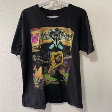 킹덤 하츠 T셔츠 블랙 S사이즈