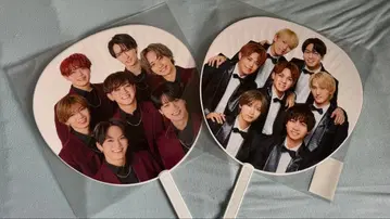 Travis Japan 집합 부채 2장 세트