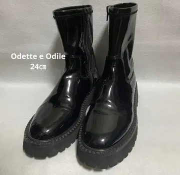 Odette e Odile 라운드 스트레치 부츠 레인부츠