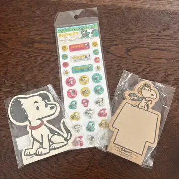 패밀리아 스누피 다이스컷 메모 씰 세트