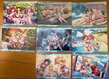 돌핀 웨이브 WEB 복권 F상 목욕탕 미니 포스터 전종