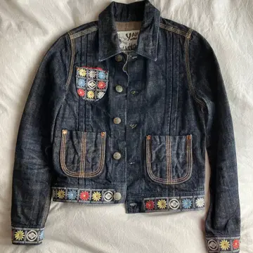 YAMANE 자수 데님 자켓