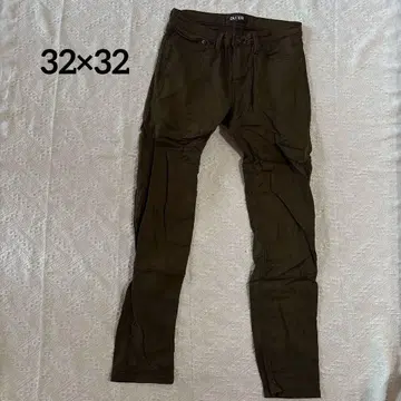 DUER [ 32 x 32 ] 슬림핏 스키니 팬츠 카키