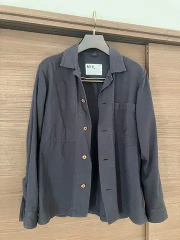 마가렛호웰 MHL, 다크 네이비 버튼 셔츠 S