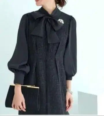 루일 에 부티크 믹스 트위드 롱 원피스 포멀 오케이션