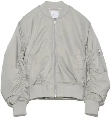 Mila Owen 소매 볼륨 컴팩트 MA-1 라이트 카키