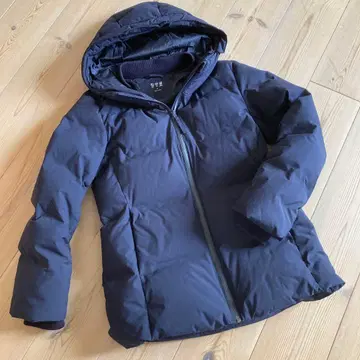 UNIQLO 심리스 다운 파카 네이비 M