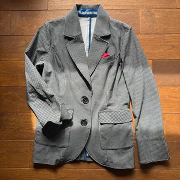 REGINAROMANTICO 자켓 수트 네이비.화이트 체크