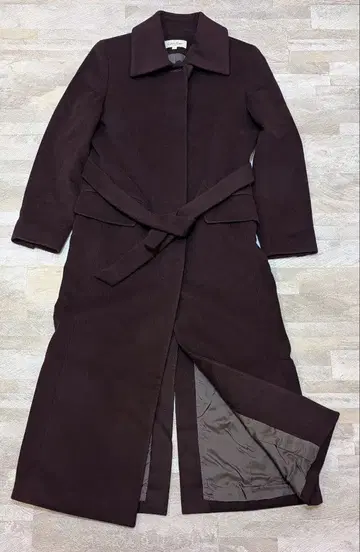 Calvin Klein 캐시미어 롱 코트 M