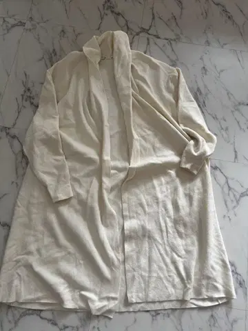 snidel 롱 가디건 크림색