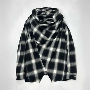 KAZUYUKI KUMAGAI - check drape shirt