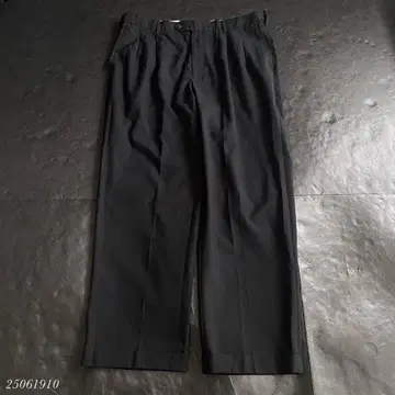 US 구제 의류 ROUNDTREE&YORKE 와이드 슬랙스 투 턱 블랙